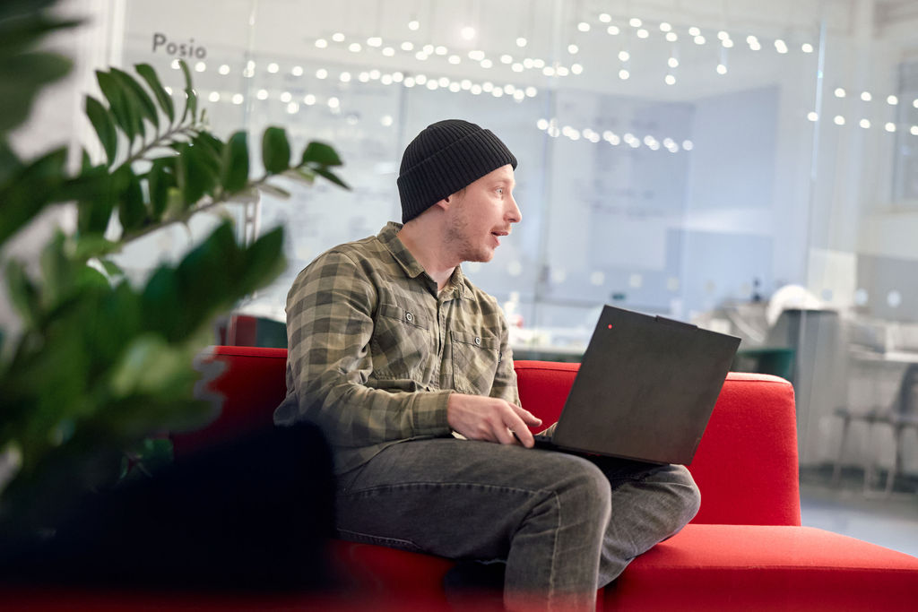 Juho Eräste working at Taito.ai
